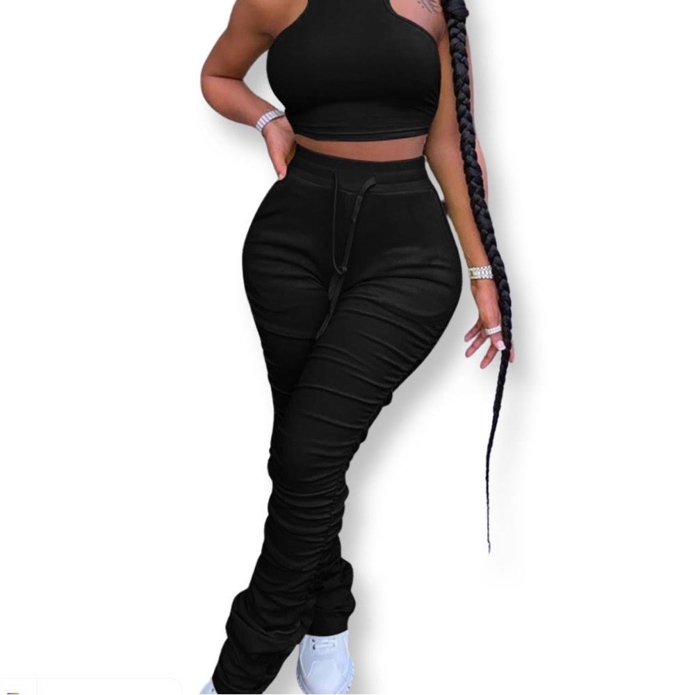 Athletic So Risque Black Women's Jumpsuit